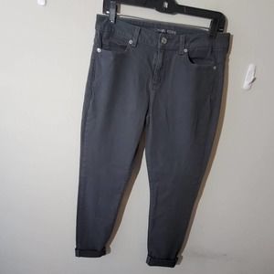 Michael Kors skinny high rise‎ rolled cuff jeans 4